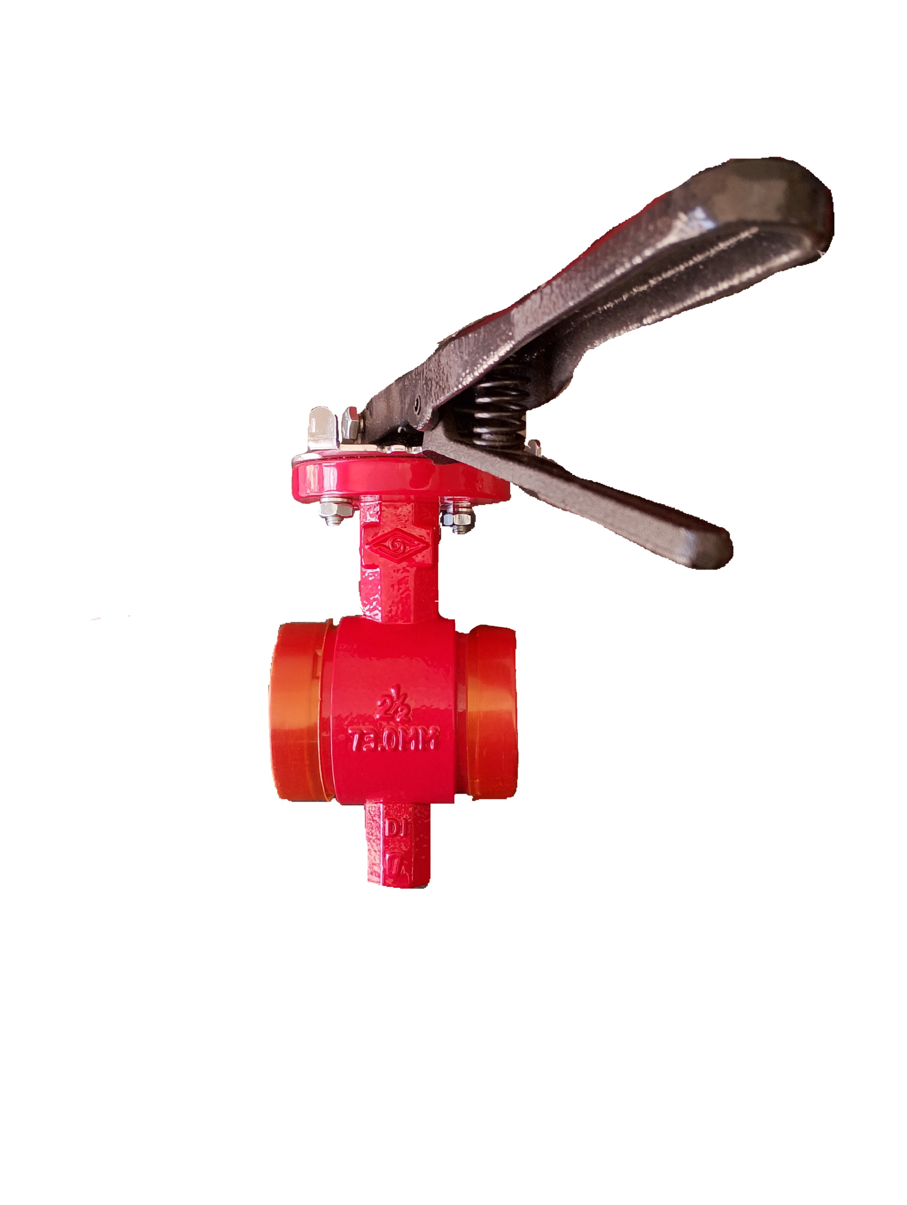 VALVULA MARIPOSA RANURADA DE 2 1/2"